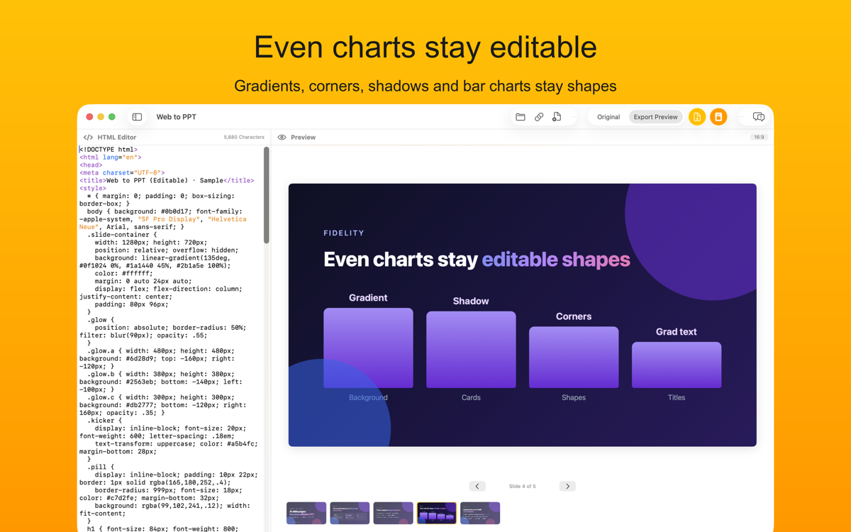 Web to PPT (Editable) screenshot