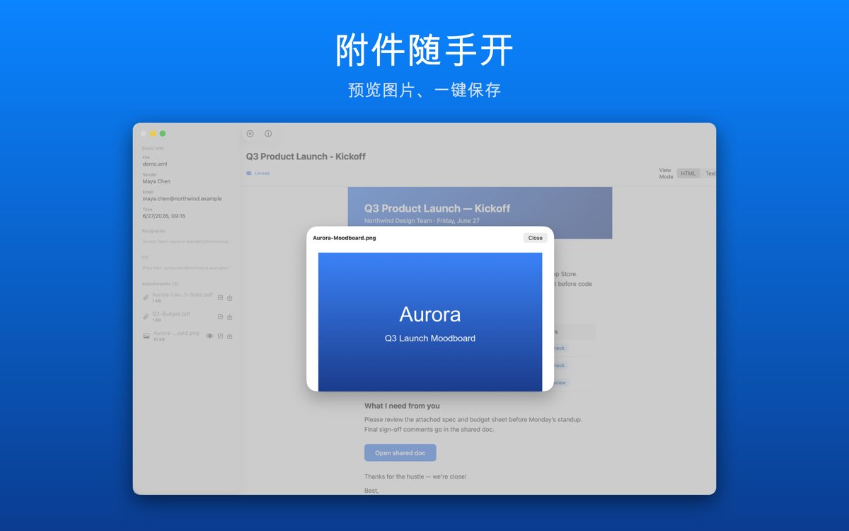 Tiny MSG Viewer screenshot