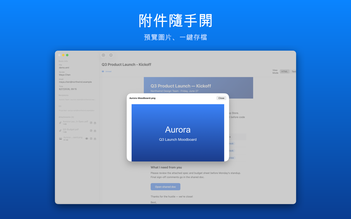 Tiny MSG Viewer screenshot