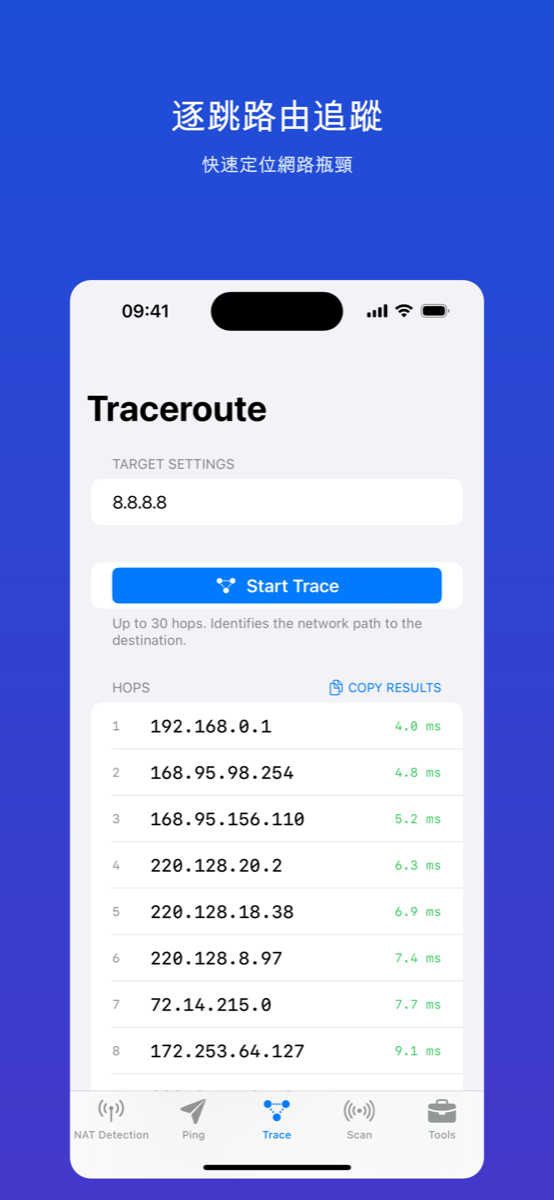 Tiny Net Tool screenshot