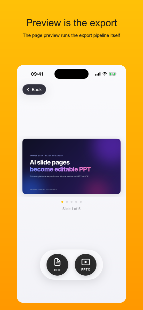 Web to PPT (Editable) - Mobile screenshot